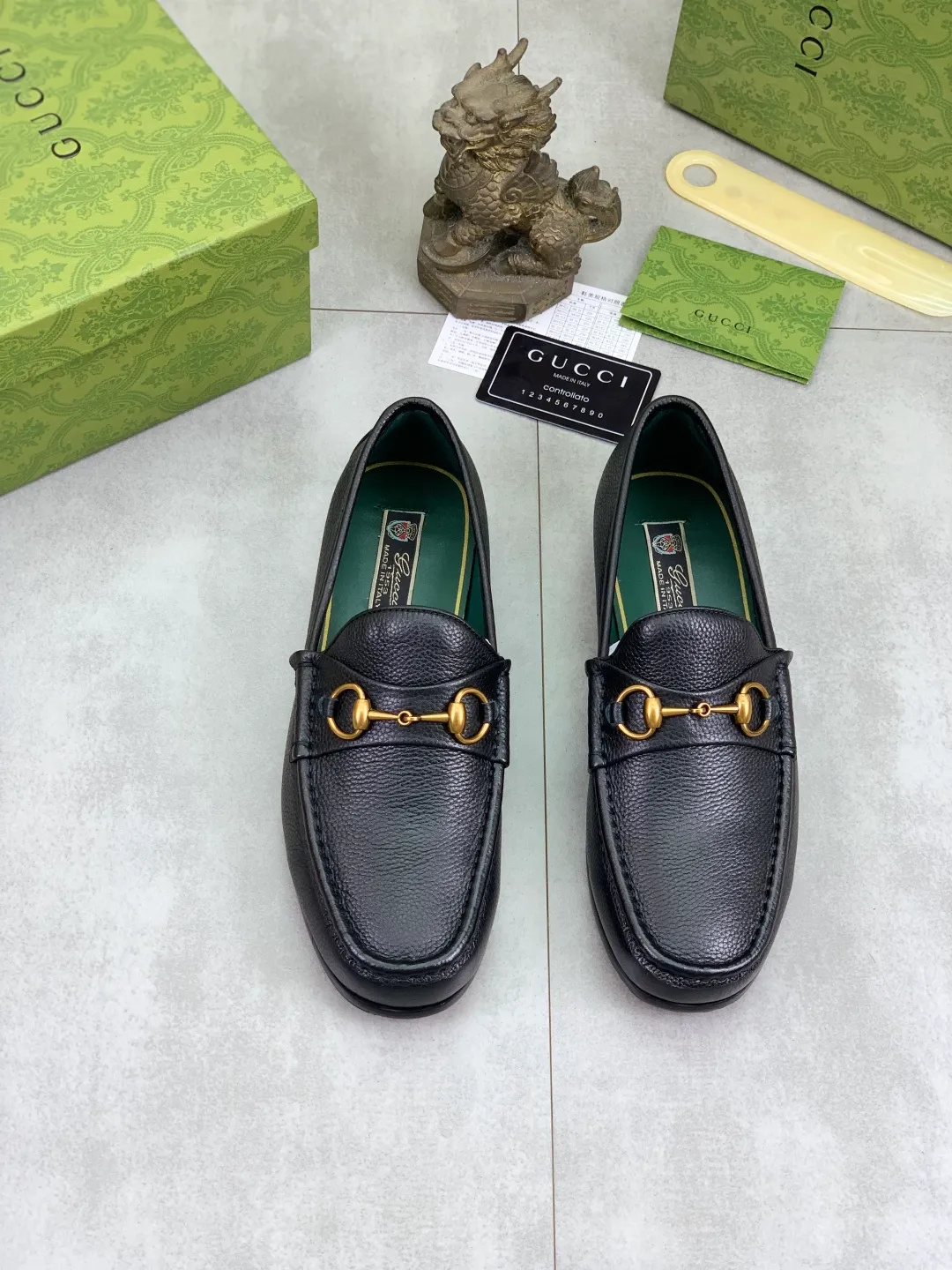 Men's men's shoes 💰P540 [New style] Water dyed cowhide 💰💎💎💎 [Gucci] Gucci high-end men's formal business leather shoes, original order 1:1! Original imported high-end washed calfskin, original metal buckle, imported first-layer cowhide lining for feet, original outsole, men's shoe size: 38-45, multiple colors available